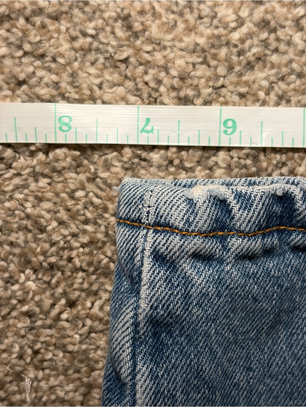 Vintage 2003 Levi’s Classic Relaxed 550 Relaxed Fit Leg Size 14 Light Wash Made - Picture 16 of 16